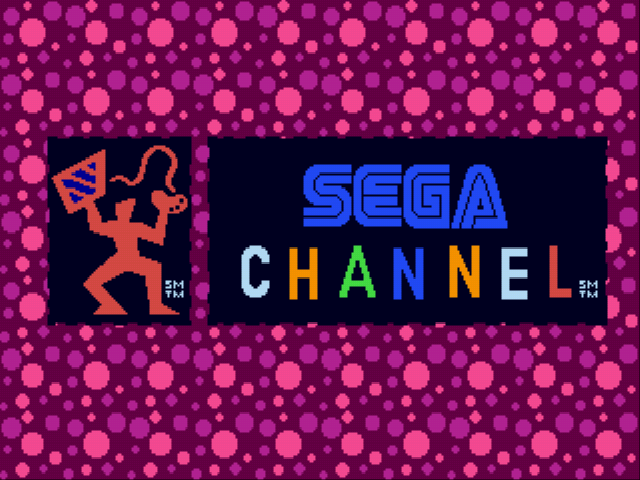 Sega Channel Demo (Program) Title Screen